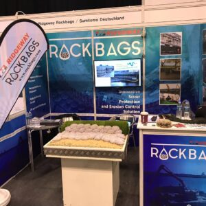 rockbags stand at flood and coast show 2019