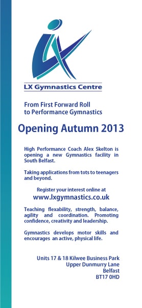 LX Gymnastics flyer