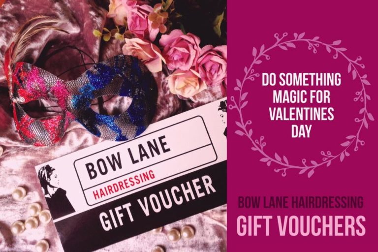 bow lane haidressing valentine's day voucher