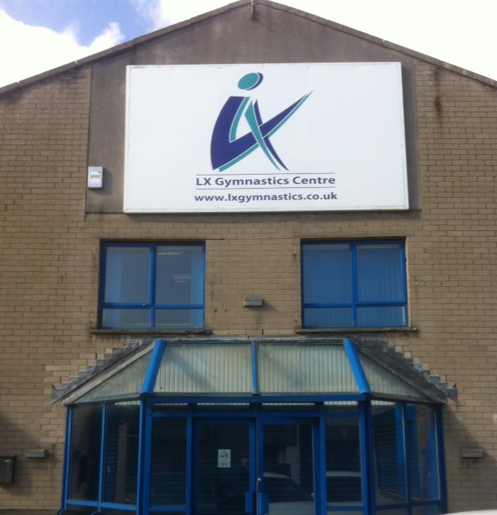 LX gymnastics centre signage