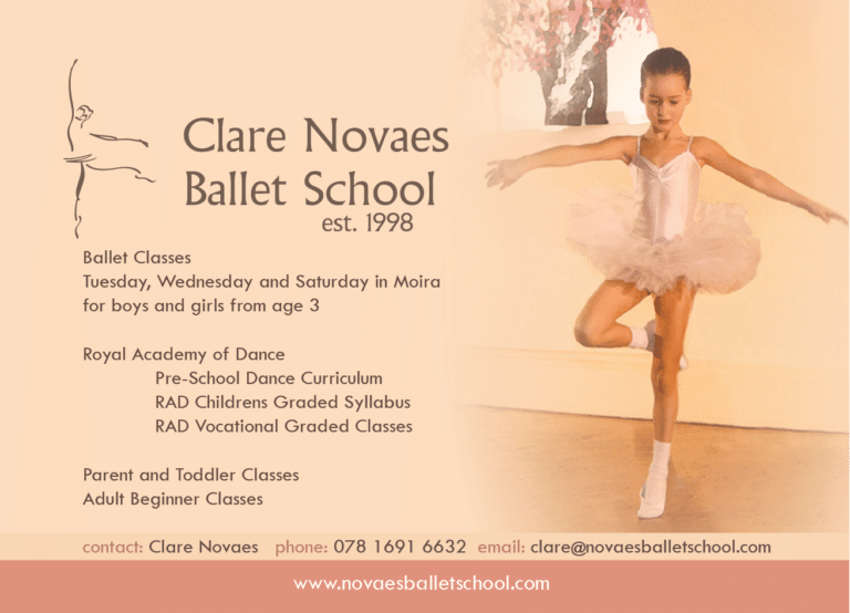 Novaes Ballet School postcard