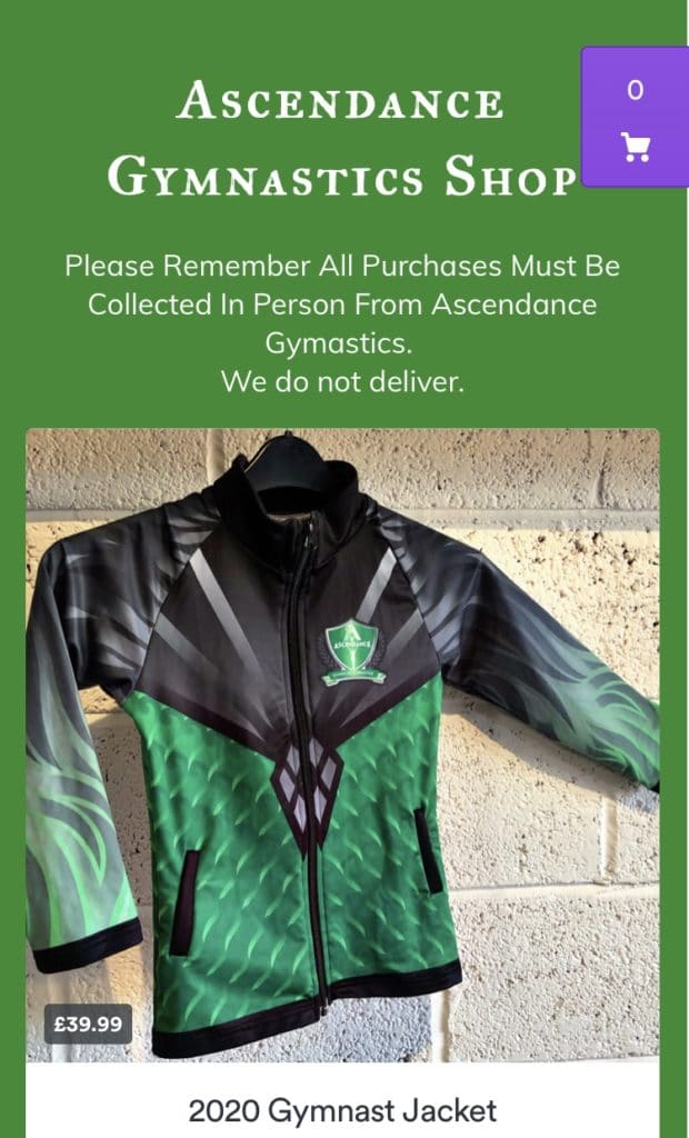 Ascendance Gymnastics Shop