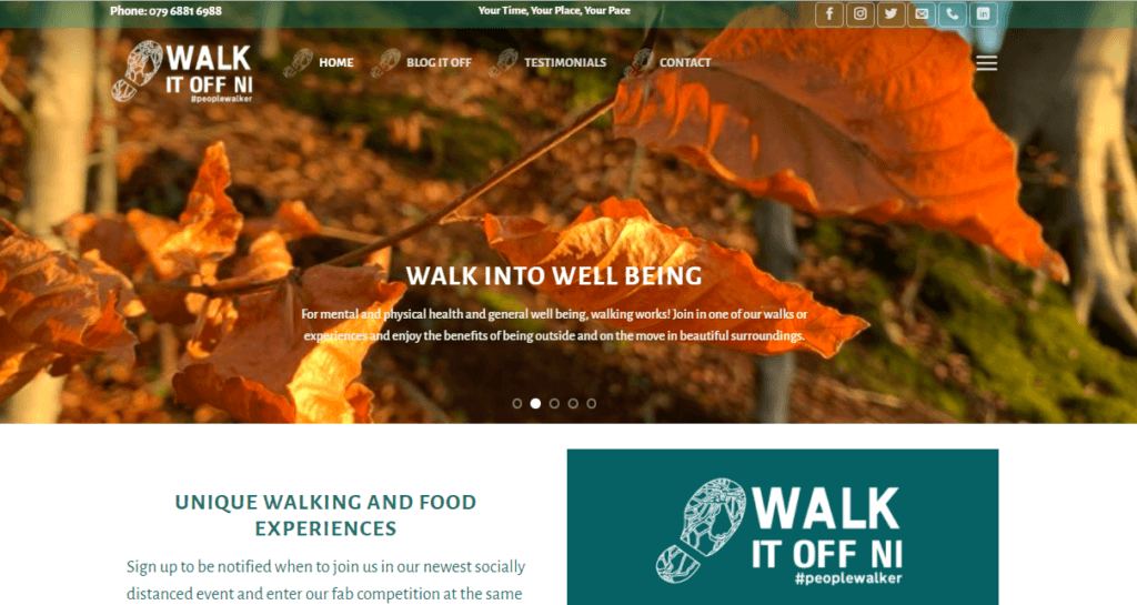 Walk it off NI website