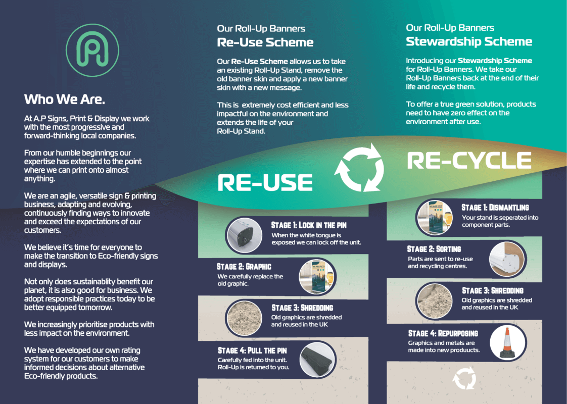 A4 gatefold leaflet