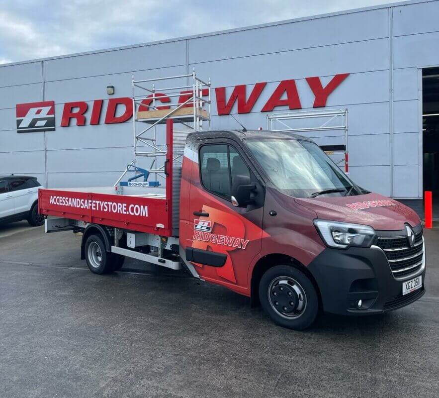 Ridgeway design on vehicle