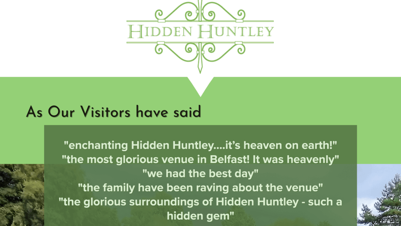 Hidden Huntley leaflet
