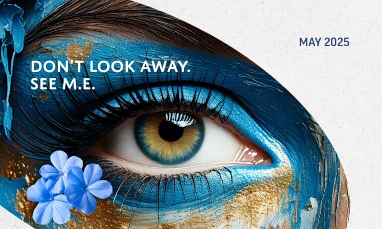 M.E. Awareness Month poster 2025